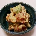 くみちょ～～'s cooksnap of when they made アボカドとトマトのおかかあえ.