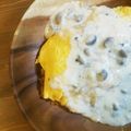 ＊ＡＫＯＲＩ＊'s cooksnap of when they made きのこのクリームソース～オムライス～.