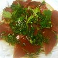 chipai's cooksnap of when they made ✿ฺかつおのお刺身サラダ香味ソース✿ฺฺ.