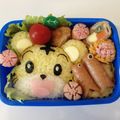 CHA2ai's cooksnap of when they made しまじろう鯉のぼりキャラ弁当.