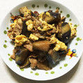 桃太郎ママさん's cooksnap of when they made なすと卵の炒め物♬.