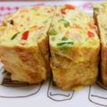 Ochi☆kun's cooksnap of when they made チーズオムレツ風☆卵焼きマヨケチャ♪.