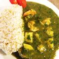 aFalcons's cooksnap of when they made ほうれん草のチキンカレー.