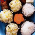 めるめるっちっち's cooksnap of when they made お花おにぎり弁当.