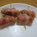 daikanon's cooksnap of when they made ちくわのベーコン巻き　お弁当に♪.