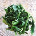 カバゴン's cooksnap of when they made うどの葉のナムル風.