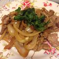 クマたぬき's cooksnap of when they made 豚肉のチーズ醤油炒め♪with大葉.