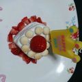 たこす♪'s cooksnap of when they made ☆１歳誕生日プレート☆.