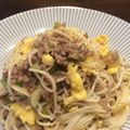 liarra's cooksnap of when they made ビーフン風☆そぼろそうめん.