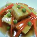 Y.O's cooksnap of when they made 高野豆腐の甘酢あんかけ～春～.