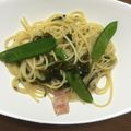 toujours＊'s cooksnap of when they made あおさ海苔と柚子胡椒のパスタ.