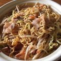 カクタスぽぷら's cooksnap of when they made めんつゆｄｅやさしい味のキムチ焼きそば♪.
