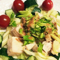 ひだまりさん★'s cooksnap of when they made ♧レンジde棒棒鶏＋手作りごまだれ.