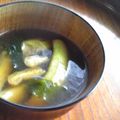 野菜のはたけ's cooksnap of when they made 炒め茄子の味噌汁(母の味）.