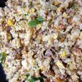 yachirun's cooksnap of when they made ひき肉入り具だくさんチャーハン.