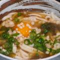 ジョングレ's cooksnap of when they made とろろ昆布と天かす月見うどん.
