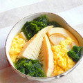 しやわし's cooksnap of when they made たけのこあおさ　ふんわり卵の春のお吸い物.