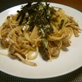 kucina's cooksnap of when they made しらすときのこの和風アンチョビパスタ.
