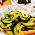 mantacarp's cooksnap of when they made mきゅうりとちくわのカレー炒め.