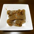 りこまこせいやのパパ's cooksnap of when they made 娘絶賛‼こんにゃく〜梅味噌だれ〜.