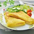 komomoもも's cooksnap of when they made ハム＆チーズのふ～んわりフレンチトースト.