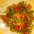 クック0JE5ZI☆'s cooksnap of when they made 四川風？激辛鶏唐炒め.