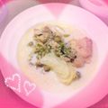 けむ２ゆうたんママ's cooksnap of when they made 鶏もも肉と玉葱のカレーチーズクリーム煮.
