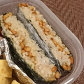 mimikokko's cooksnap of when they made 納豆とたまご焼きのおにぎらず.