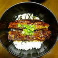 りこまこせいやのパパ's cooksnap of when they made 茄子の蒲焼き丼.