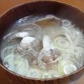サーフブレイド's cooksnap of when they made あさりの味噌汁.