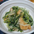 ミル丸ママ's cooksnap of when they made 水菜と油揚げの煮浸し風❤ 炒めもの.