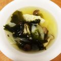 はこねーね's cooksnap of when they made 鶏のゆで汁で豆腐とわかめの中華スープ.