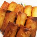 sacchiino's cooksnap of when they made 簡単☆かにかまとセロリのチーズ春巻き.