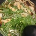 ゆんでい's cooksnap of when they made 水菜と油揚げのハリハリ鍋.