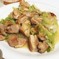 azukoazu's cooksnap of when they made 卵白でしっとり柔らか鶏むね肉と長葱塩炒め.