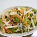 ハナレ's cooksnap of when they made スナップエンドウと大根の梅サラダ.
