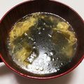 あおちさん's cooksnap of when they made 優しい味のわかめスープ☆.