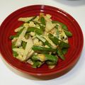 piro55's cooksnap of when they made 菜の花たけのこスナップエンドウの梅卵炒め.
