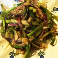 はなつこなつこ's cooksnap of when they made 葉や枝も使った山ウドのキンピラ.