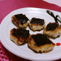 赤い電話's cooksnap of when they made 磯べだんごー海苔付きつくね焼き.