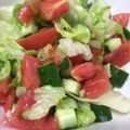 ｋｕｍｉｔｙ's cooksnap of when they made トマトとキュウリの簡単すぎるサラダ♪.