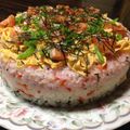 おるせおるせ's cooksnap of when they made 三色ちらし寿司ケーキ♡.