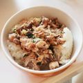 kumittl's cooksnap of when they made ぶりのあら☆ご飯のお供♪.