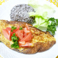 ruruyun's cooksnap of when they made 塩とまと＊ふわふわオムレツ.