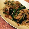 年中食欲の秋's cooksnap of when they made 豚こまと野菜のニンニク炒め.