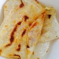 まるまるまるるん！'s cooksnap of when they made 自家製餃子の皮せんべいmeetsめんつゆ.