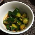 ラス☆☆☆'s cooksnap of when they made あっさりおつまみ★ピリ辛きゅうり.