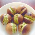 たかぎ∞'s cooksnap of when they made タコ焼き器で！抹茶あずきベビーカステラ☻.