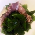mikimimi's cooksnap of when they made きゅうり.わかめ. ホタルイカの酢の物　.