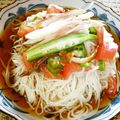 coyoyoc's cooksnap of when they made おくらソーメン.